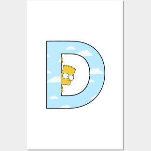 Simpsons letter Posters and Art